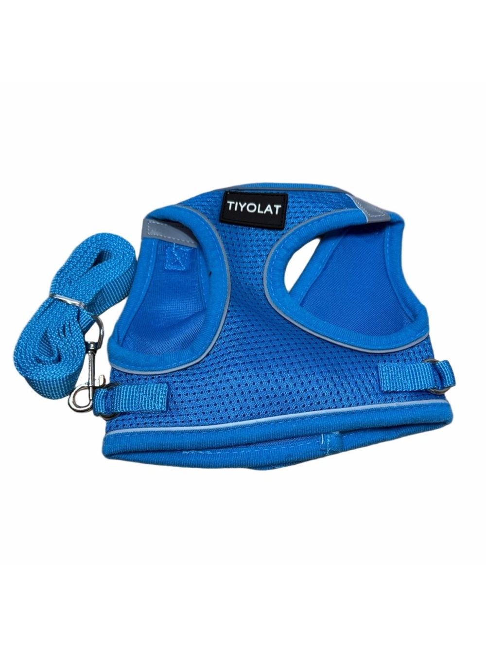 Blue Cat Harness and Leash Set. Pets
